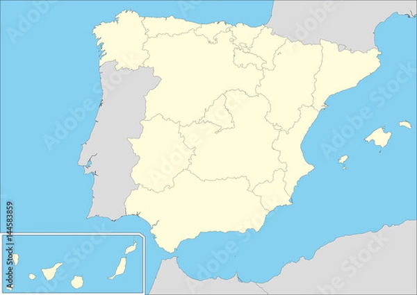 Fototapeta Spain Autonomous Communities