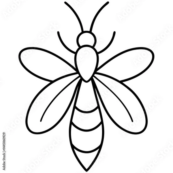 Fototapeta Clean Firefly Line Design