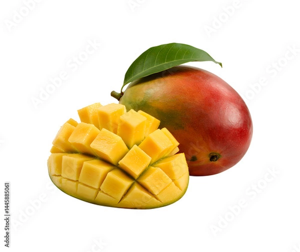 Obraz mango on white background