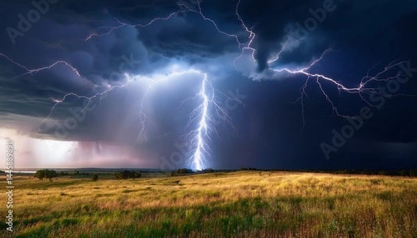 Obraz lightning storm forecast
