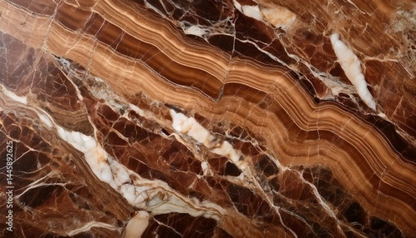 Obraz rich brown marble texture perfect for elegance