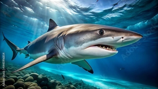 Fototapeta killer-shark-macro-shot