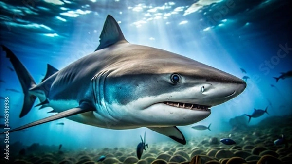 Fototapeta killer-shark-macro-shot