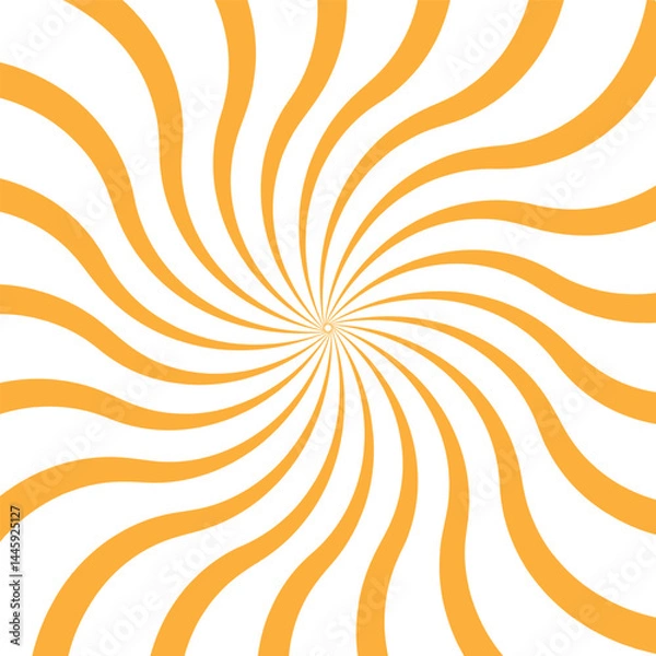 Fototapeta Fun minimalist pattern with sunbeam waves