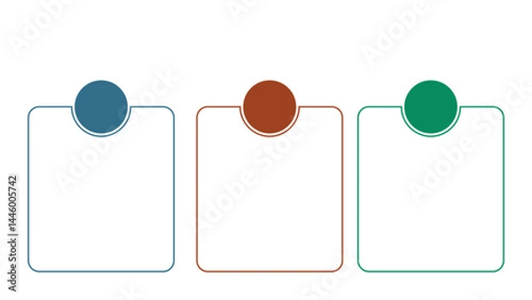 Fototapeta KWL Chart infographic presentation layout fully editable.