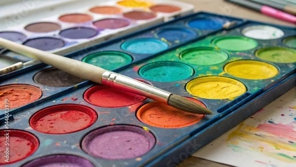 Obraz a-colorful-paint-palette