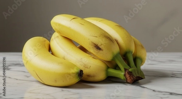 Obraz bananas on a marble table