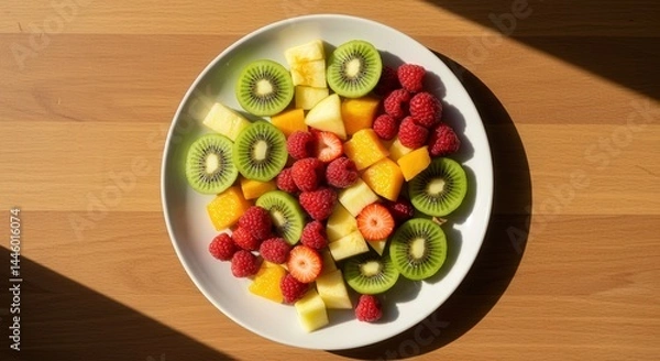 Obraz fresh vegetables on a plate