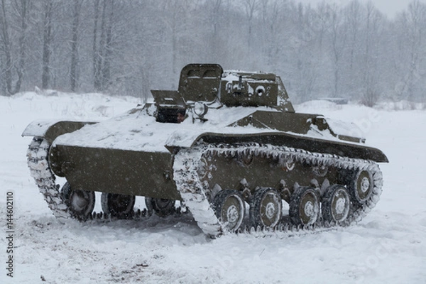 Fototapeta A tank of the second world war.