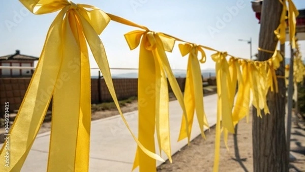 Obraz yellow-ribbons