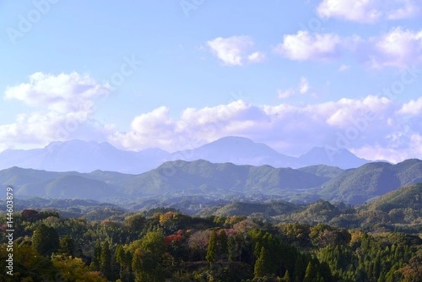 Fototapeta 岡城の紅葉