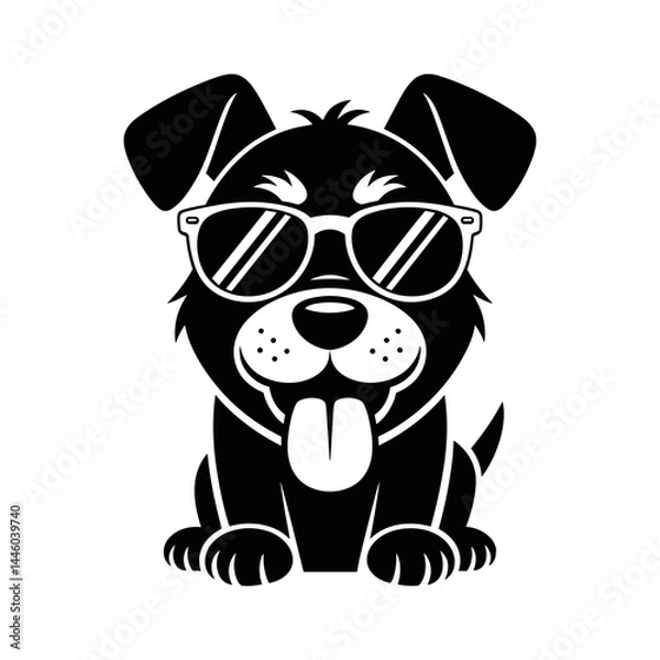 Fototapeta Cool Pup in Shades