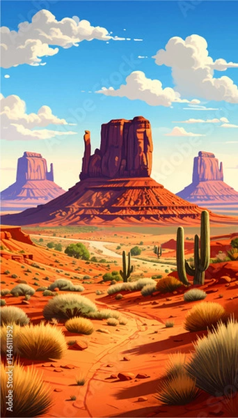 Obraz Monument Valley, Arizona and Utah