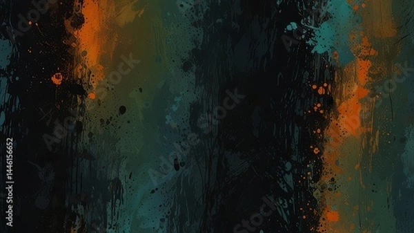 Obraz abstract grunge background with circles