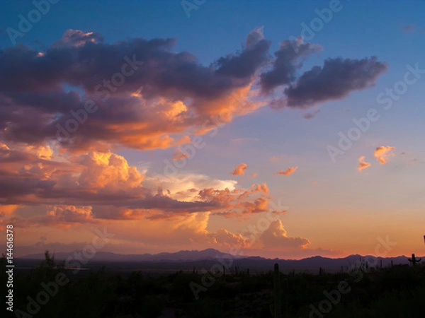 Fototapeta Sunset Clouds over the Southwest