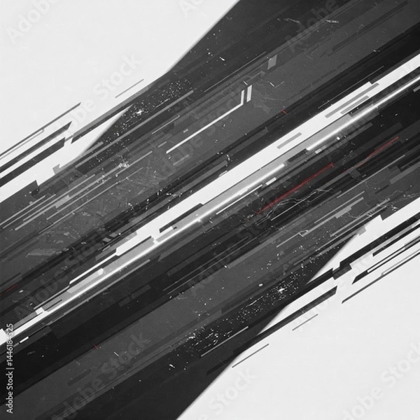 Obraz Retro Terrazzo Texture in Blue and Beige.