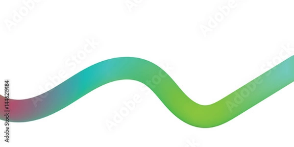 Fototapeta Colorful abstract background. Creative design element Color Swirl Lines with Rainbow Gradient abstract colorful wave background template
