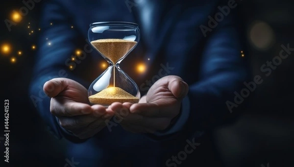 Fototapeta Time in Hands: Precious Moments