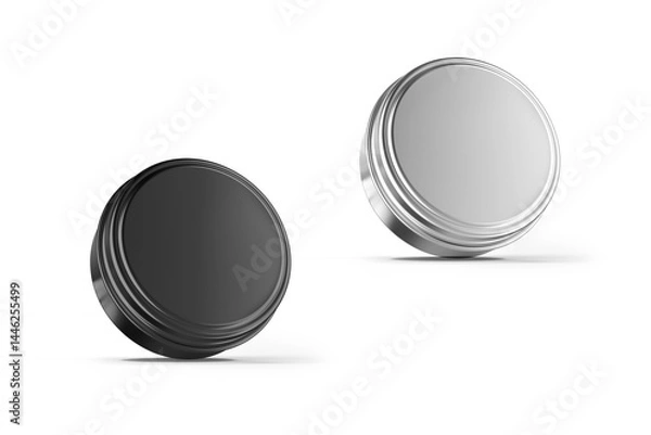 Fototapeta Tin Jars Mockup 3D Rendering Isolated Background