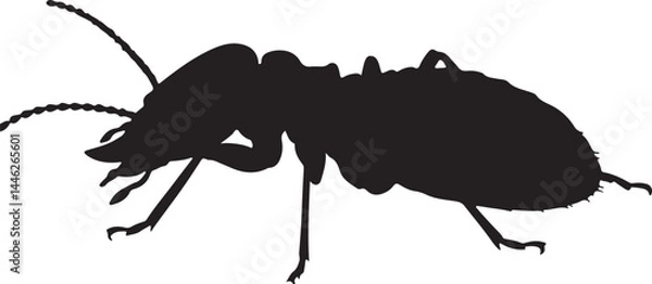 Obraz Termite Vector Silhouette