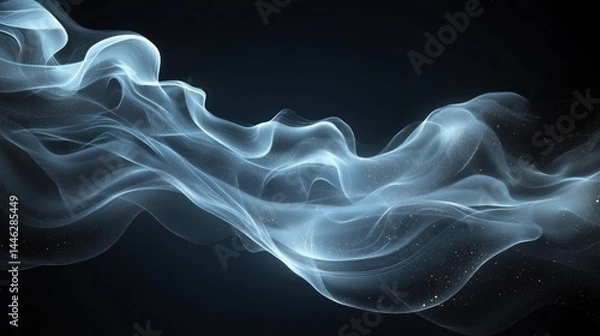 Fototapeta Abstract ethereal smoke flow