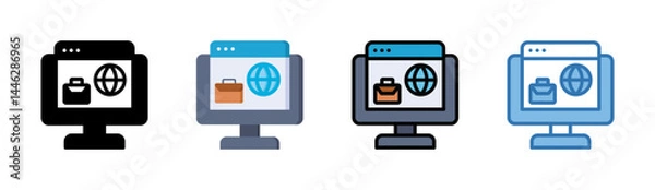 Fototapeta Web Browser Icon