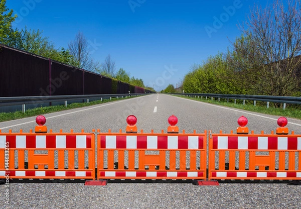 Obraz Strassensperre