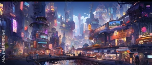 Fototapeta Scifi background