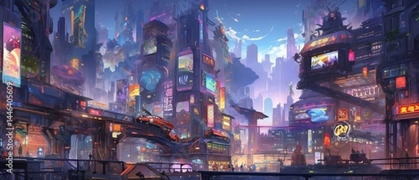 Fototapeta Scifi background