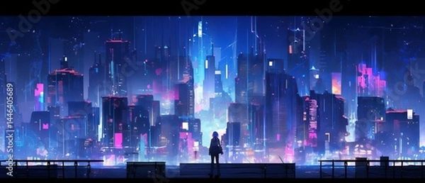 Fototapeta Scifi background