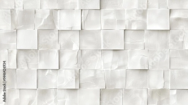 Fototapeta Fee abstract white 3 dimensional background