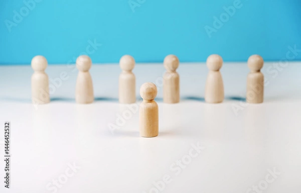 Obraz Leadership Concept Leader And Follower