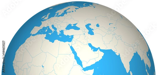 Fototapeta Globe 3D