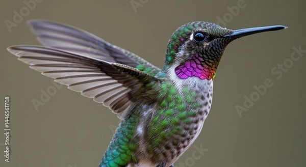 Obraz Hummingbird in Flight - Photo