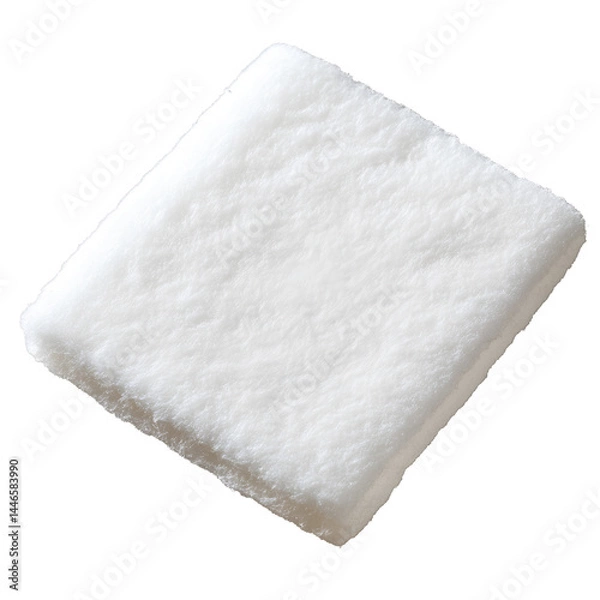 Obraz  White, solid-colored pad isolated on a transparent background 