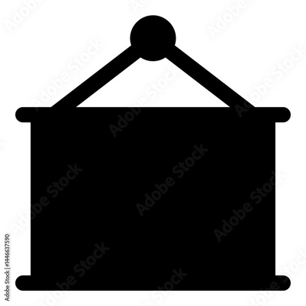 Obraz Blackboard icon for education and learning