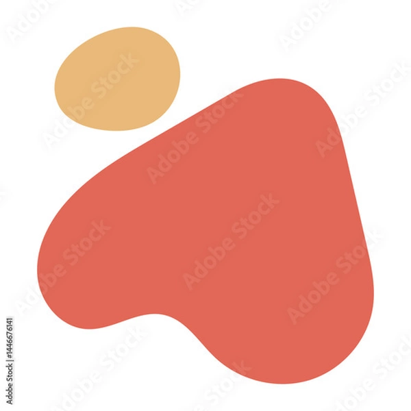 Fototapeta Organic Abstract Shape