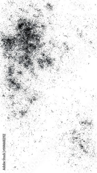 Fototapeta Abstract Monochrome Splatters Isolated Background Illustration