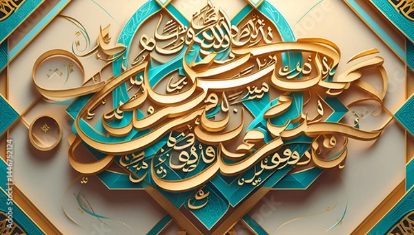 Fototapeta Elegant Arabic Calligraphy Design