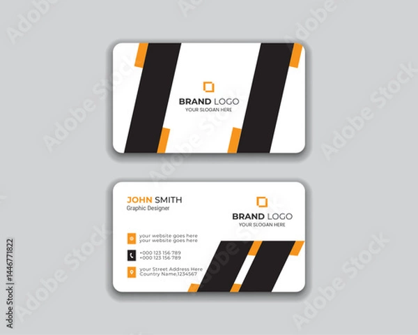 Obraz Professional Corporate Design for Branding-Modern Business Card Template.