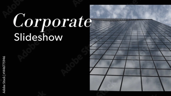 Fototapeta Slide Show Short Sequence With Logo & Media Replace