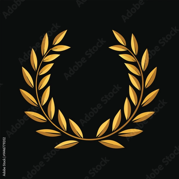 Obraz Laurel crown gold