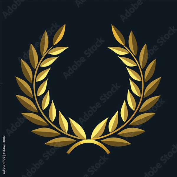 Obraz Laurel crown gold