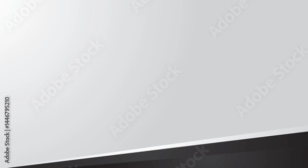 Fototapeta Modern White Gradient Abstract Background
