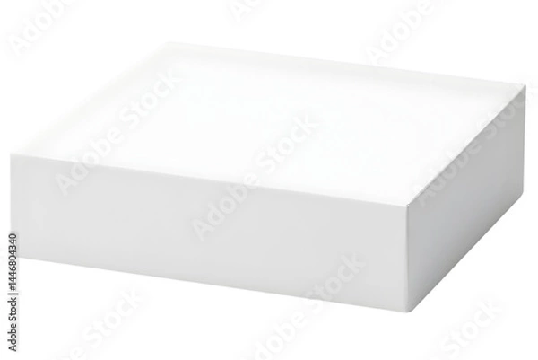 Fototapeta Blank White Rectangular Box Illustration