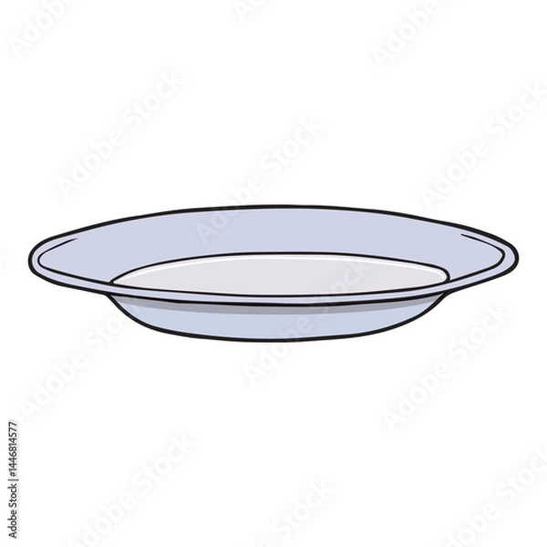 Obraz plate vector illustration
