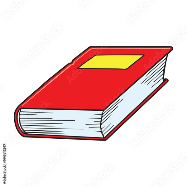Obraz book vector illustration