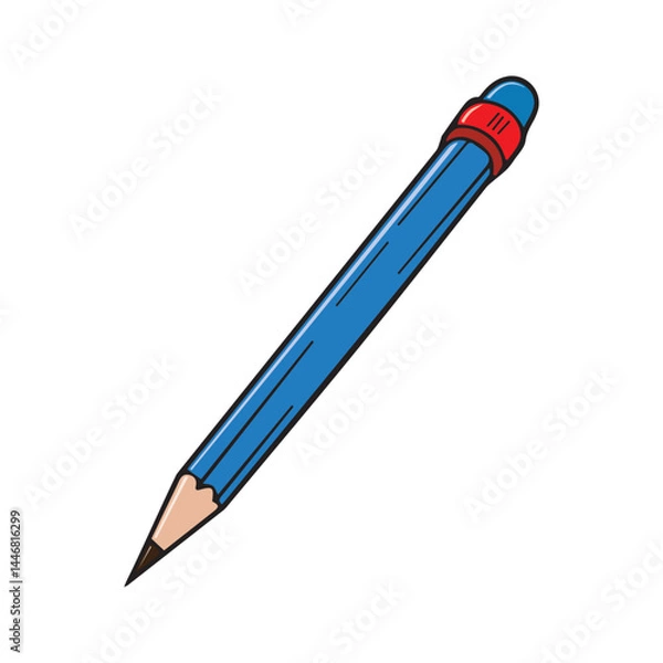 Obraz pencil vector illustration