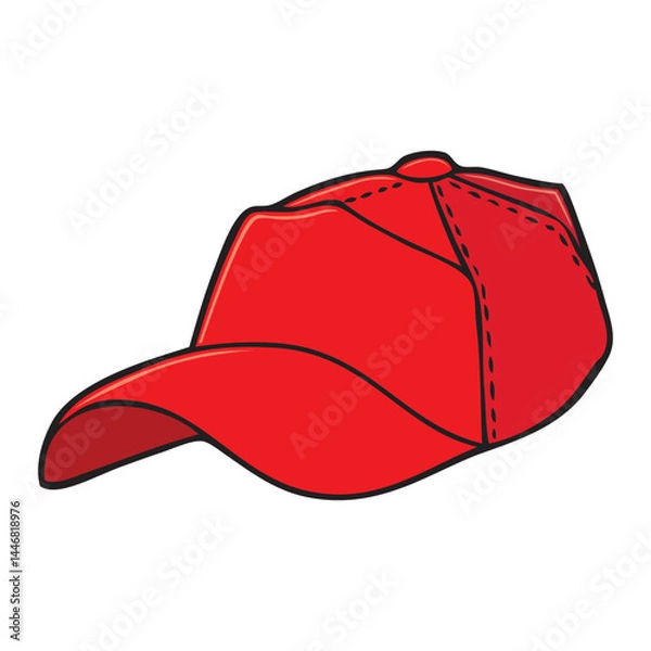 Obraz hat vector illustration