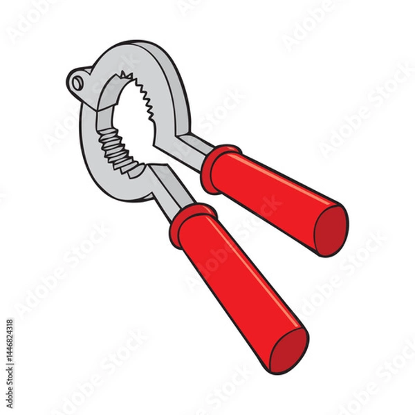 Obraz clamp vector illustration